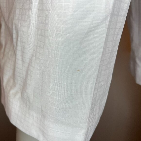 Adidas Men's White Check Long Climalite Golf Shorts - Size 33 - NWT - Picture 4 of 5